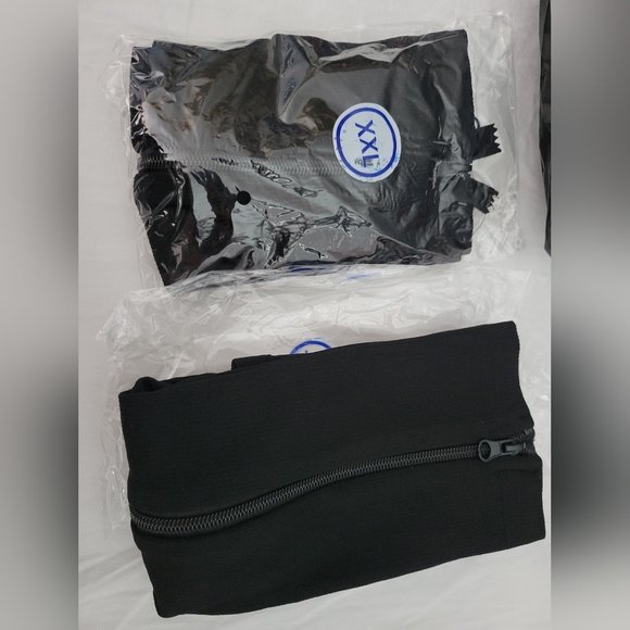 bropite Zipper Open Toe Compression Socks Women/Men 2 Pairs Knee high 15-20mmhg - Picture 6 of 8